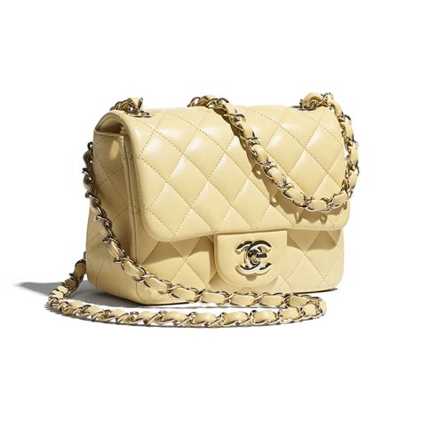 chanel yellow mini flap bag|chanel mini flap bag price.